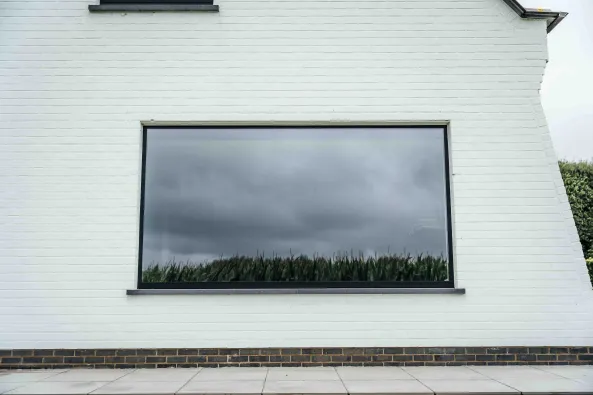 Aluminium ramen en deuren voor villa in Oostduinkerke